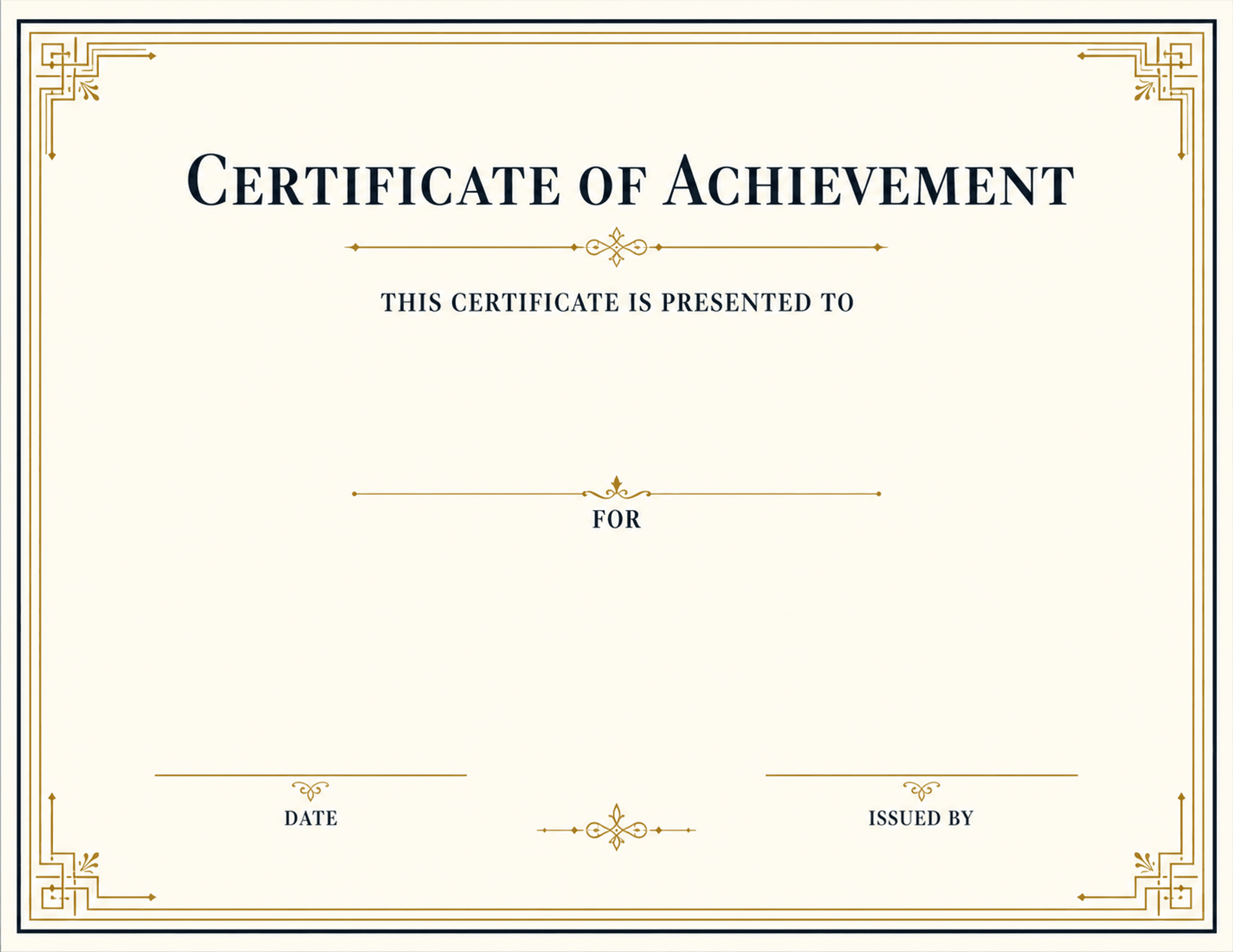 Classic certificate design used as a Batch, Please starter template